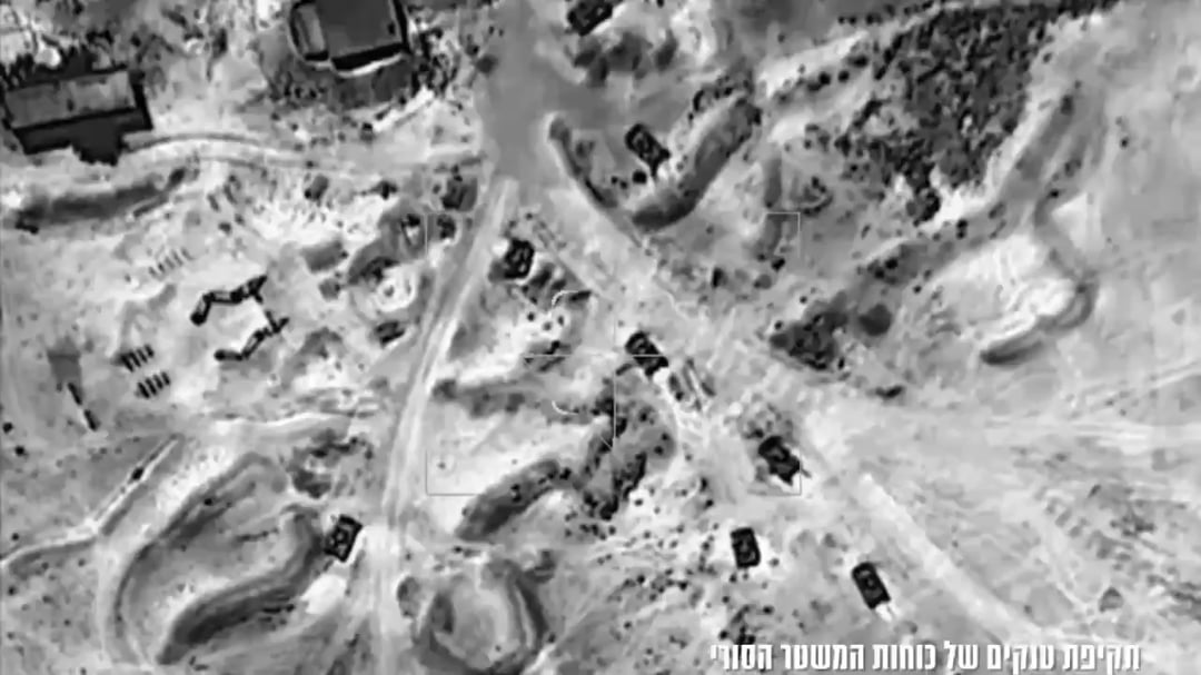 Israel releases footage of their airstrikes across southern Syria against Syrian Government Forces and structures