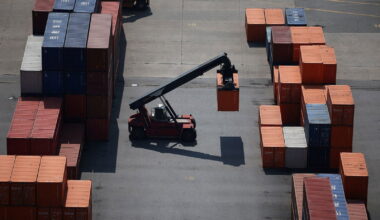 Kim Hong-Ji/Reuters via CNN NewsourceShipping containers are seen at Pyeongtaek port in Pyeongtaek