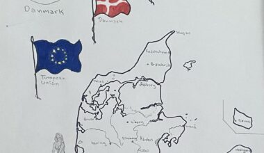 Kort over Danmark, Grønland og Færøerne