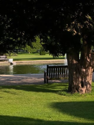 Hampton Court in London is super chilled!