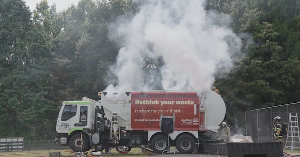 Lithium battery fires being lit to tackle rubbish truck blazes