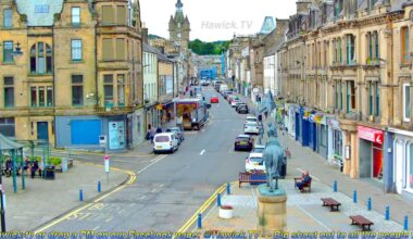 Really nice live webcam in Hawick, Scottish Borders. Been up for about a month now. Does your town have one?