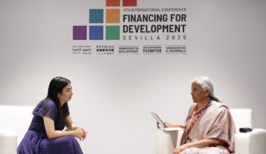 FM Sitharaman meets key leaders in Spain to..
