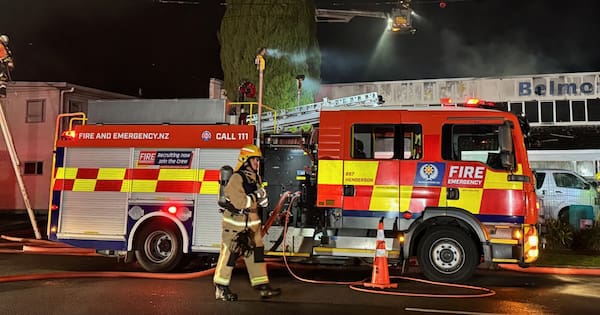 Twenty-one crews from across Akl called to Henderson laundromat fire