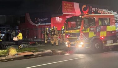 Commercial building damaged by fire in south Auckland