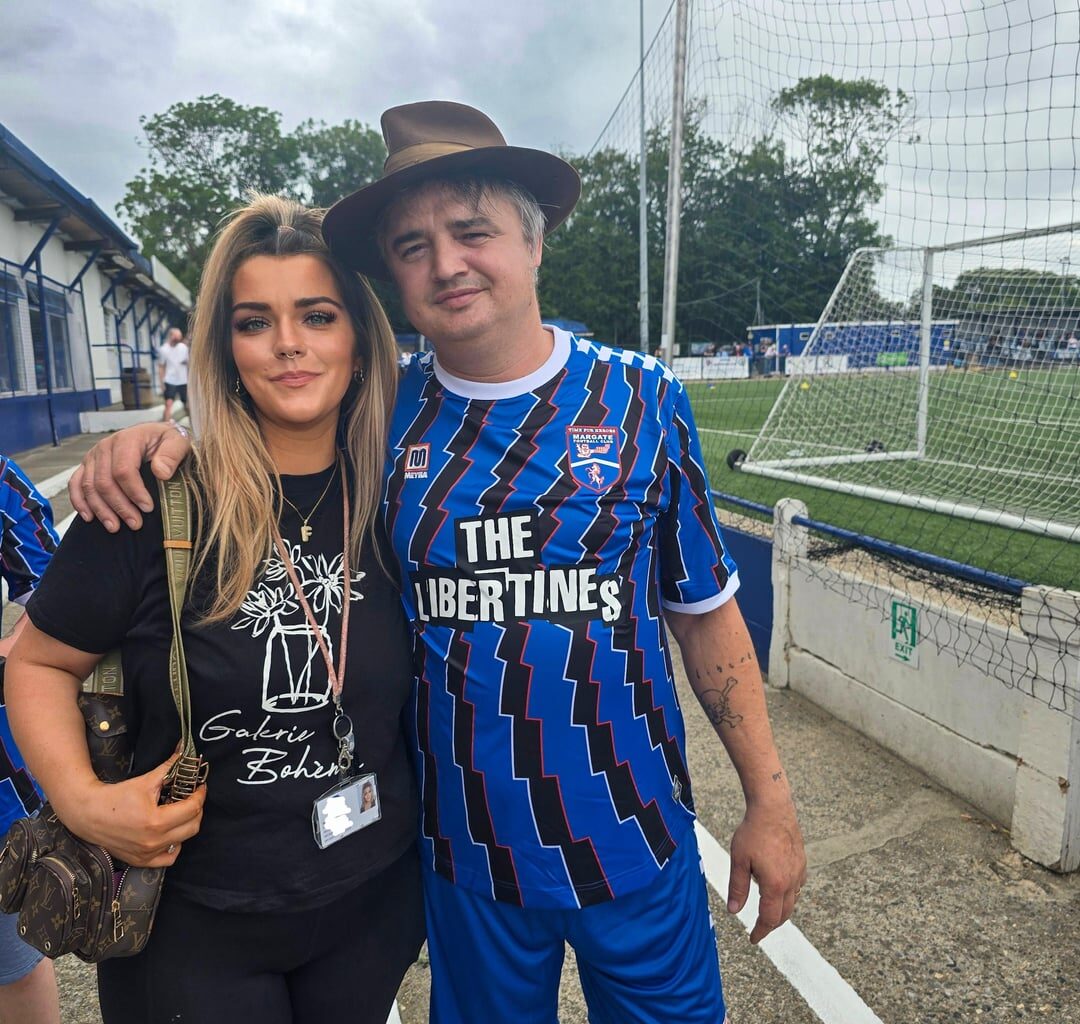 Met Pete Doherty today whilst at work