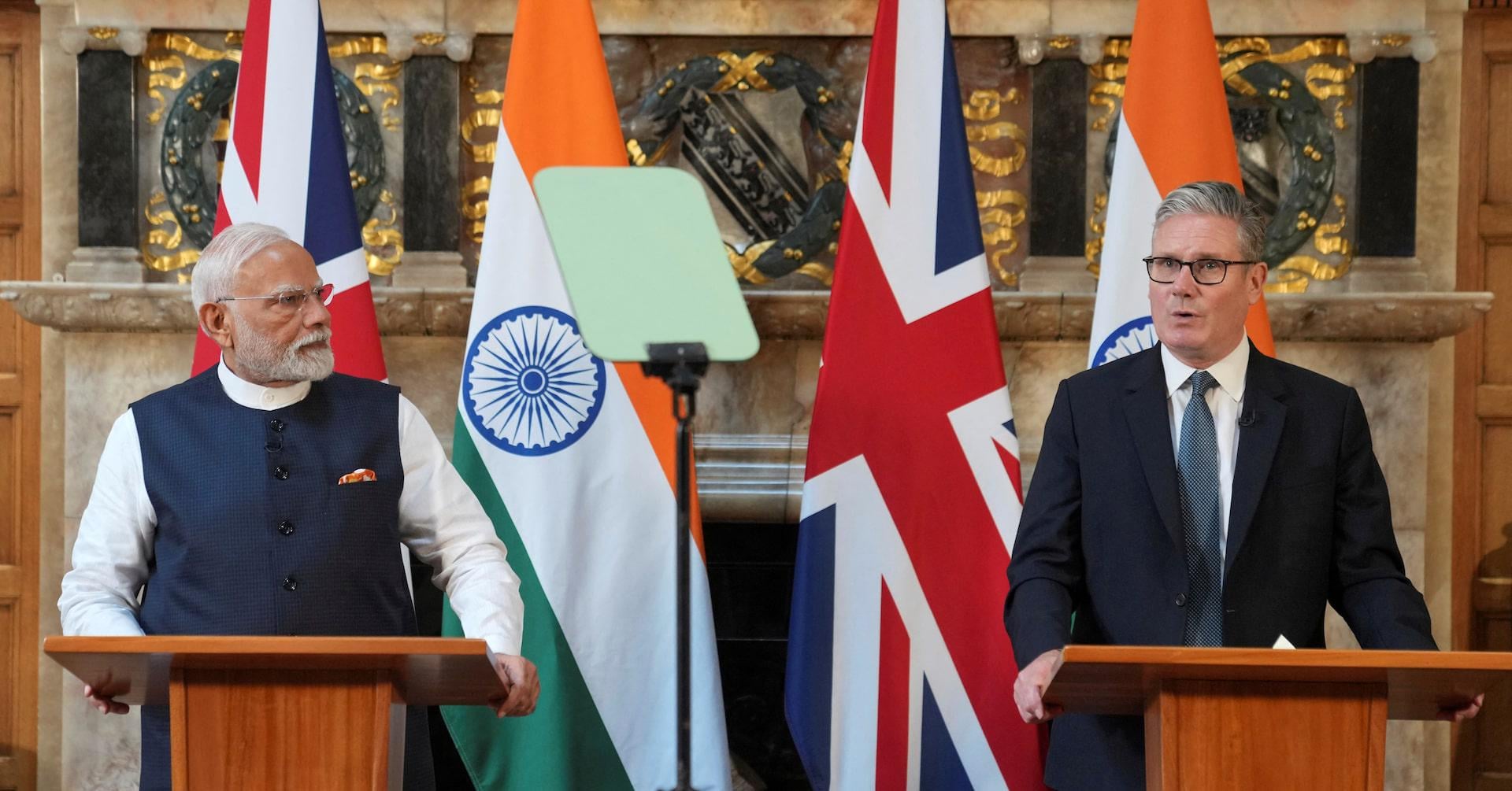 India-UK trade deal signals Modi's priorities as New Delhi eyes EU, US pacts | Reuters