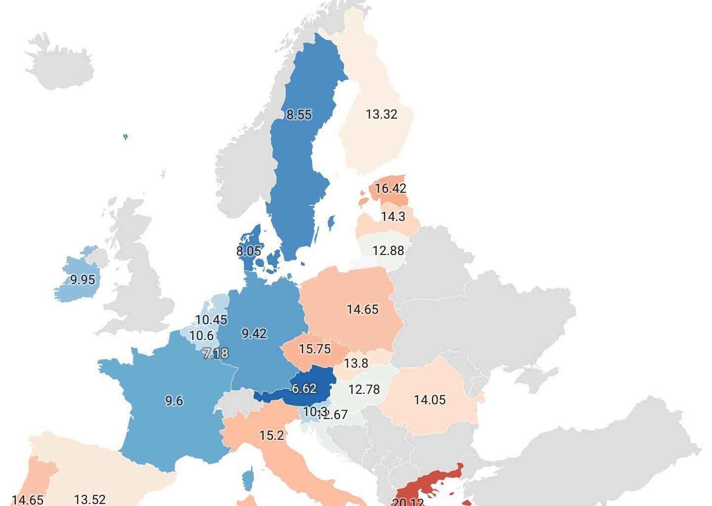 Età media dei veicoli stradali (inclusi il trasporto pubblico e i veicoli da trasporto)