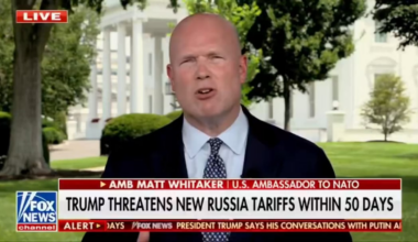 The US is ending free military aid to Ukraine, says the country's permanent representative to NATO Matthew Whitaker on Fox News. New weapons will be delivered - but paid by Canada and Europe. 15.07.2025