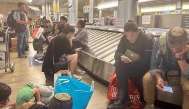 Chaos and frustration as surprise strike paralyzes Ben Gurion Airport