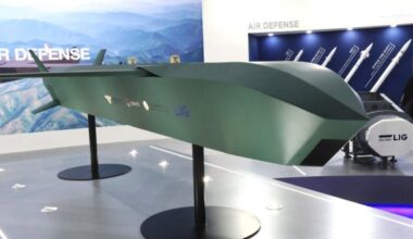 Mock-up of the KALCM missile by LIG Nex1