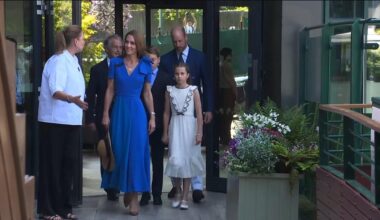 Princess Charlotte and Prince George are attending Wimbledon today