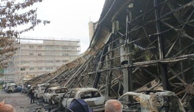 Soirée du 13 juillet : au Blanc-Mesnil, un gymnase du quartier des Tilleuls détruit par les flammes
