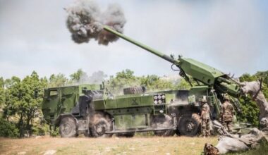 CAESAR 8x8 self-propelled howitzer / Photo credit: Nexter Systems