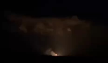Russian ammo depot explodes in Khartsyzk, Donetsk Oblast. 2 July 2025