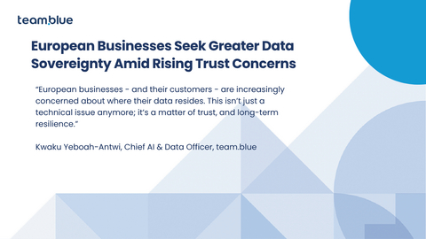 European SMEs Seek Greater Data Sovereignty Amid Rising Trust Concerns, Reveals team.blue Report