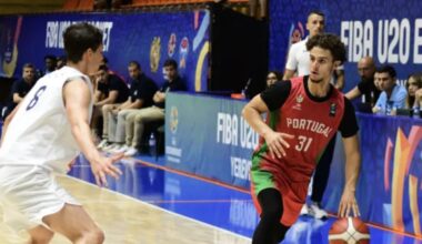 Portugal tem 1.ª vitória no Europeu sub-20 de basquetebol da Divisão B
