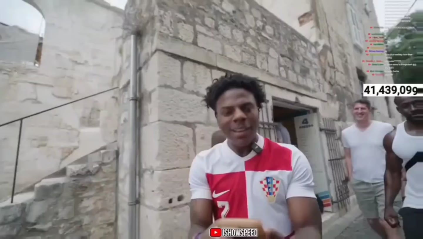 Ishowspeed uči hrvatski