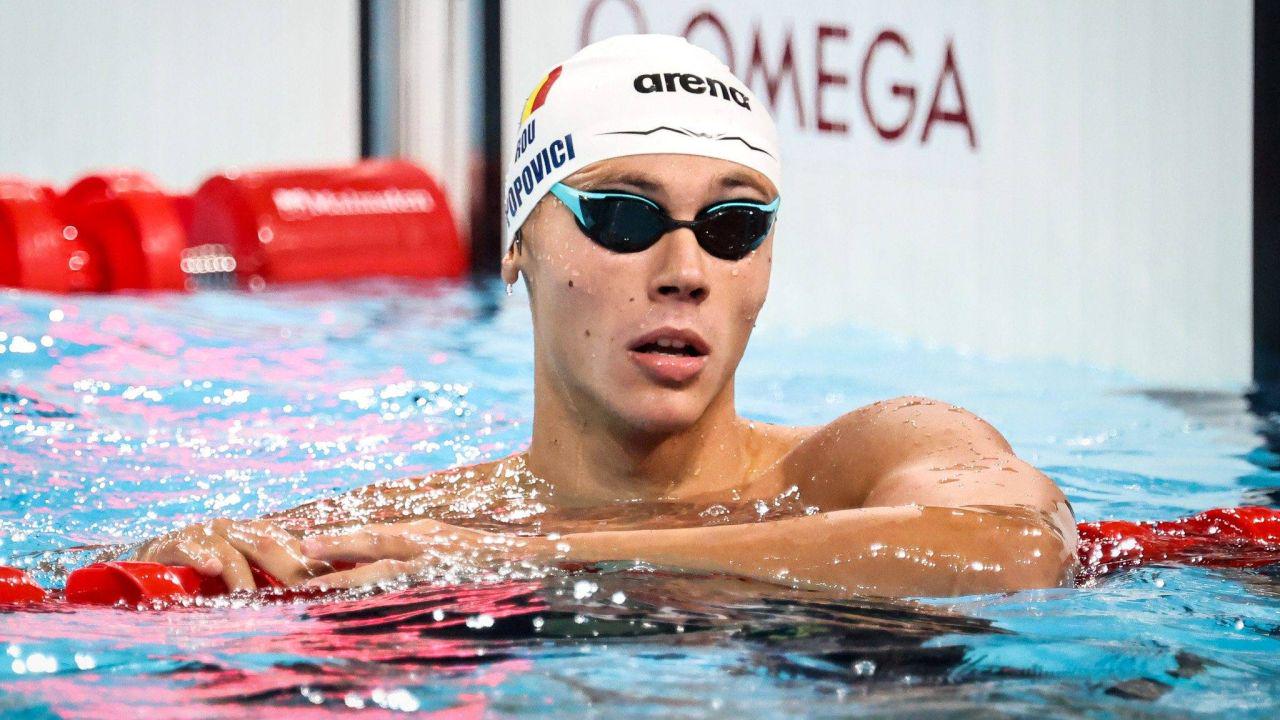 David Popovici a câștigat aurul mondial la 200m liber