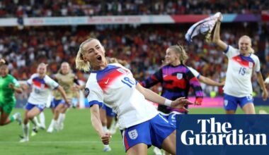 Chloe Kelly the hero again as England beat Spain in Euro 2025 final shootout