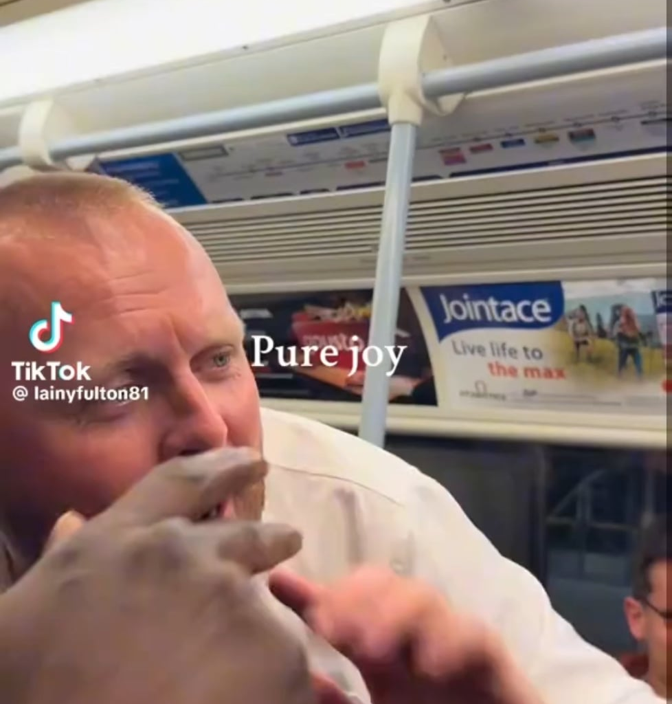 Music bringing people together on the London Underground.