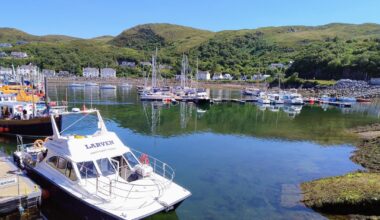 Scorchio in Mallaig today