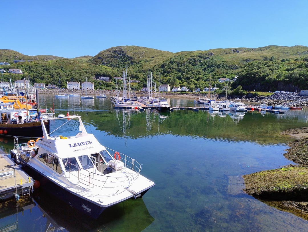 Scorchio in Mallaig today