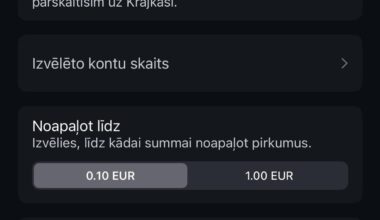 Citadeles naudas noapaļošana