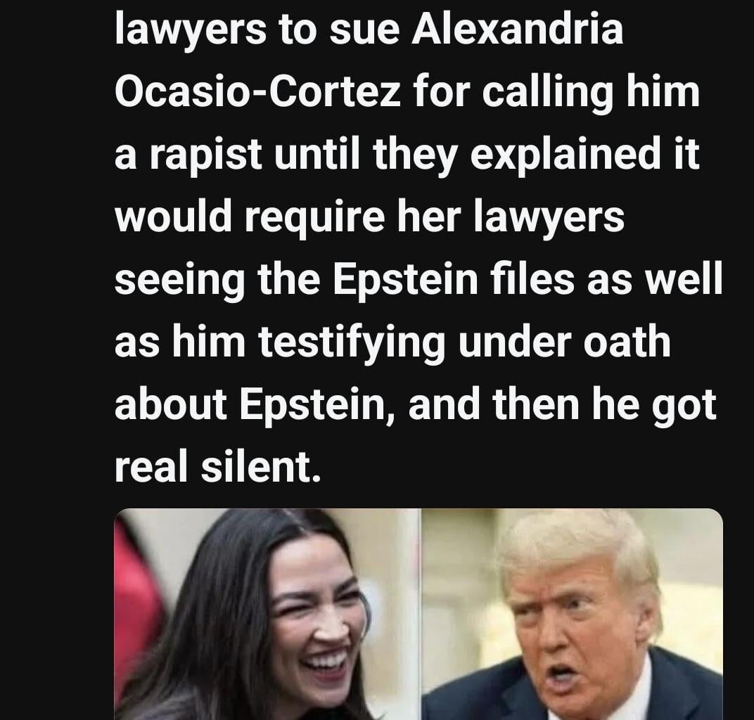 He actually shut up for once!