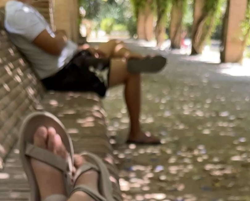 Warning: there’s a guy exposing and touching himself in public in Seville near Plaza de Espana.