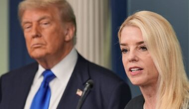 Report claims Pam Bondi told Donald Trump he was mentioned in Epstein Files
