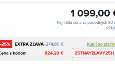 nay.sk a ich praktiky - z 971€ na 1099€ a následne akcia na navýšenú cenu
