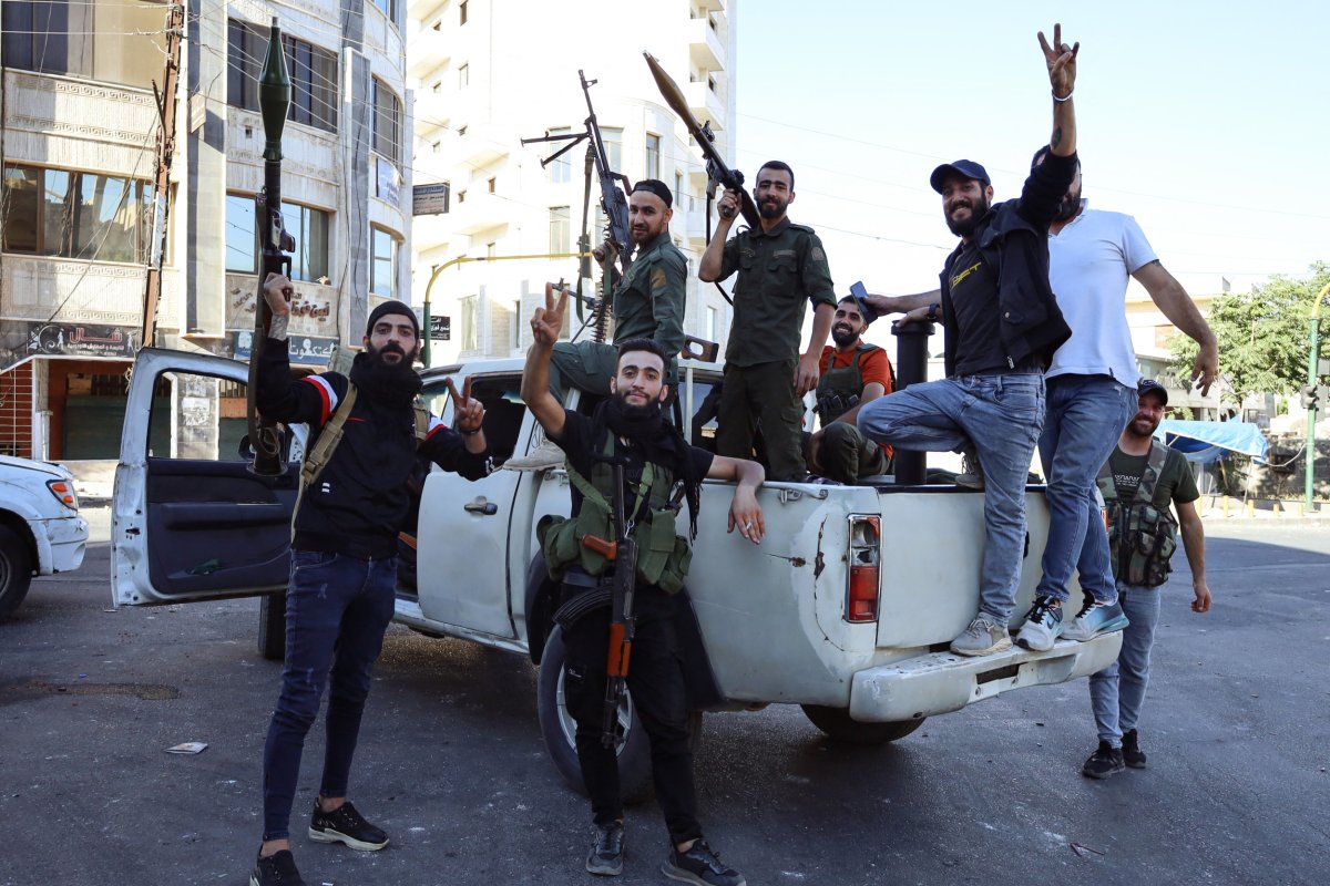 Druze, militia, in, Al-Sweida