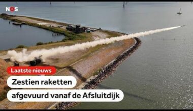 Defensie test raketten vanaf Afsluitdijk
