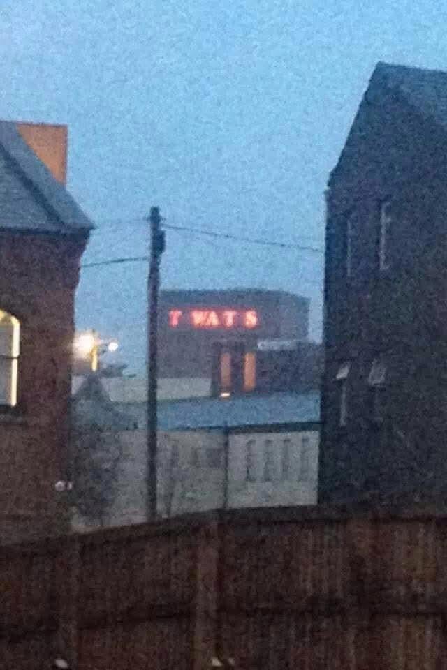 In 2014, Thwaites made loads of redundancies and workers responded by altering the lights on the building. What random folklore do you know/have about your town?