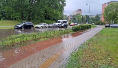 Smarkios liūtys pradėjo skalauti Lietuvą: ypač kliuvo Palangai - Vakarų ekspresas