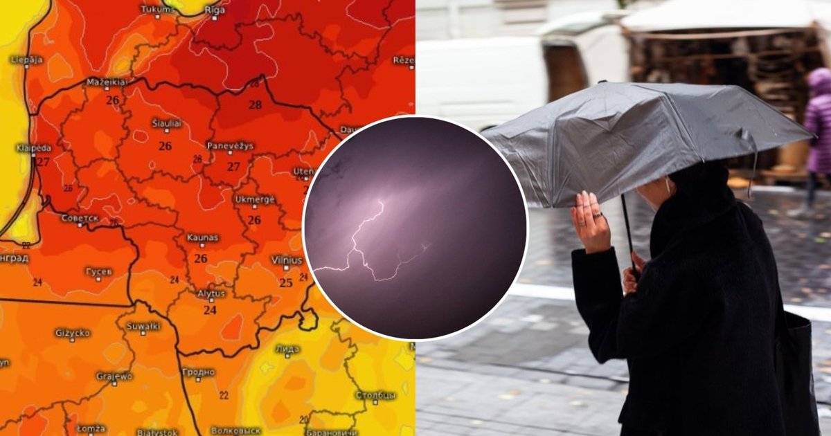 Lietuvą užgriuvo ciklonas Isaac II ir III: perspėja šiuos regionus – štai kur orai bus audringi