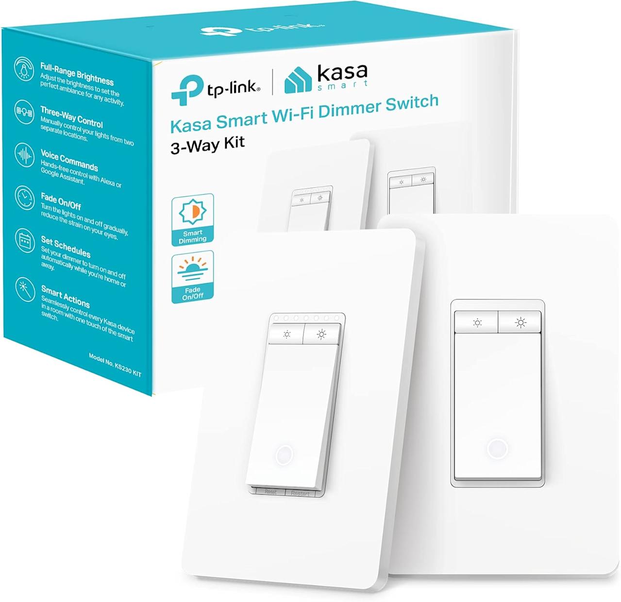 Kasa Smart 3-Way Dimmer Light Switch Kit by TP-Link. (Image via Amazon Canada)