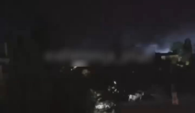 A russian fuel train was targeted by a long range Ukrainian drone, at the Salsk train station, Rostov region.