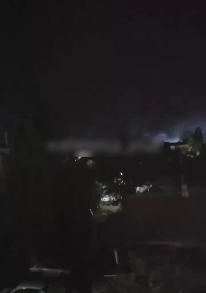 A russian fuel train was targeted by a long range Ukrainian drone, at the Salsk train station, Rostov region.