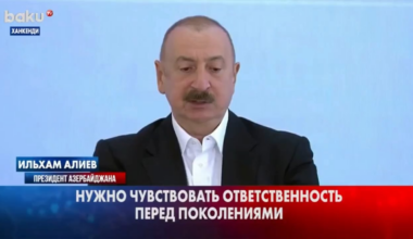 “Never accept occupation. That’s what we did. Don’t give up,” Azerbaijani President Ilham Aliyev said, addressing the Ukrainian people