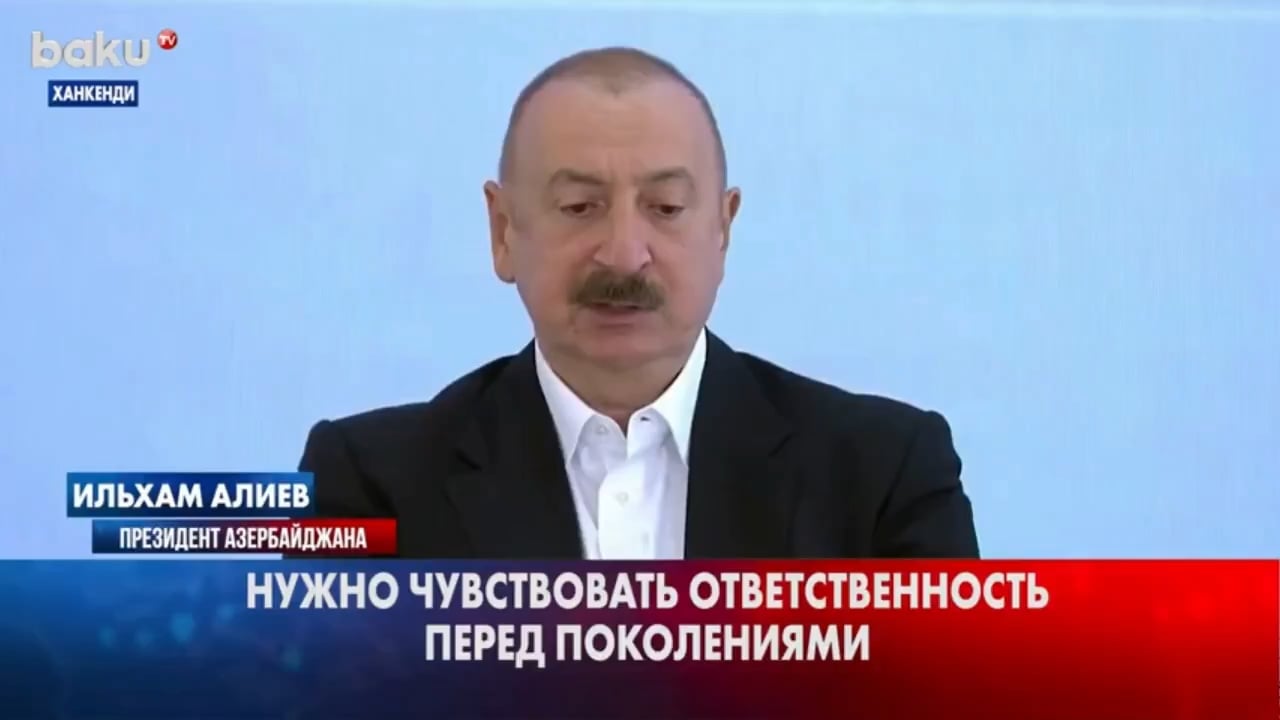“Never accept occupation. That’s what we did. Don’t give up,” Azerbaijani President Ilham Aliyev said, addressing the Ukrainian people