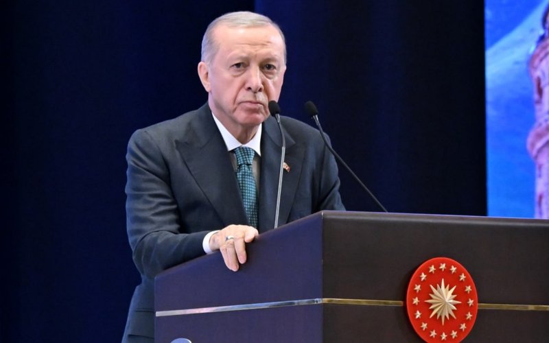 President Erdoğan hands over Türkiye's highest state award  Devlet Nişanı Order to Kassym-Jomart Tokayev