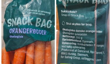 Man kan da ikke kalde noget "lige til at spise" og "snack bag, når man skal skylle det først?