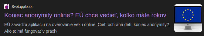 EU chce overenie veku na internete, ideme smerom 1984?