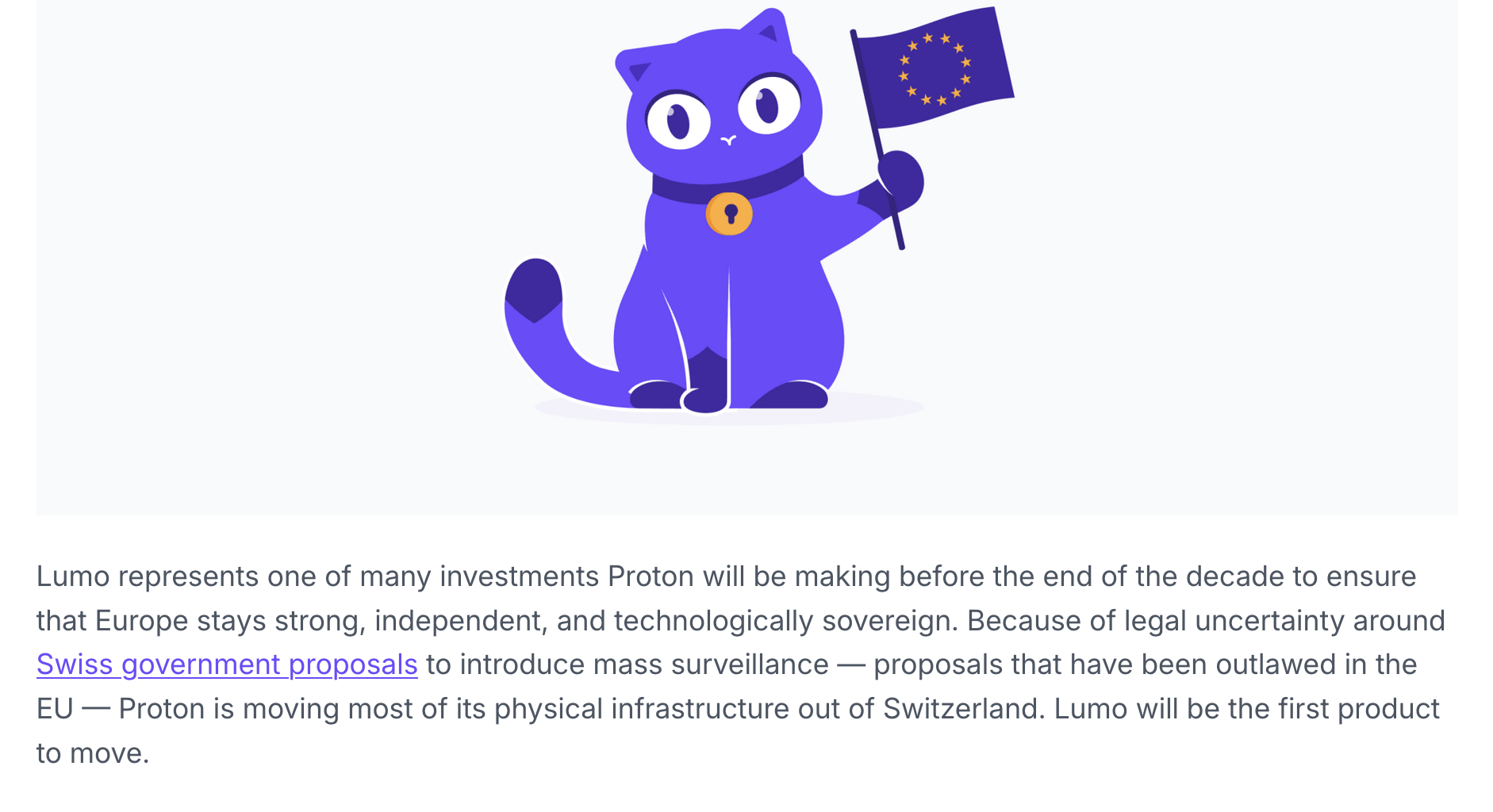 Proton is moving most of its physical infrastructure out of Switzerland
