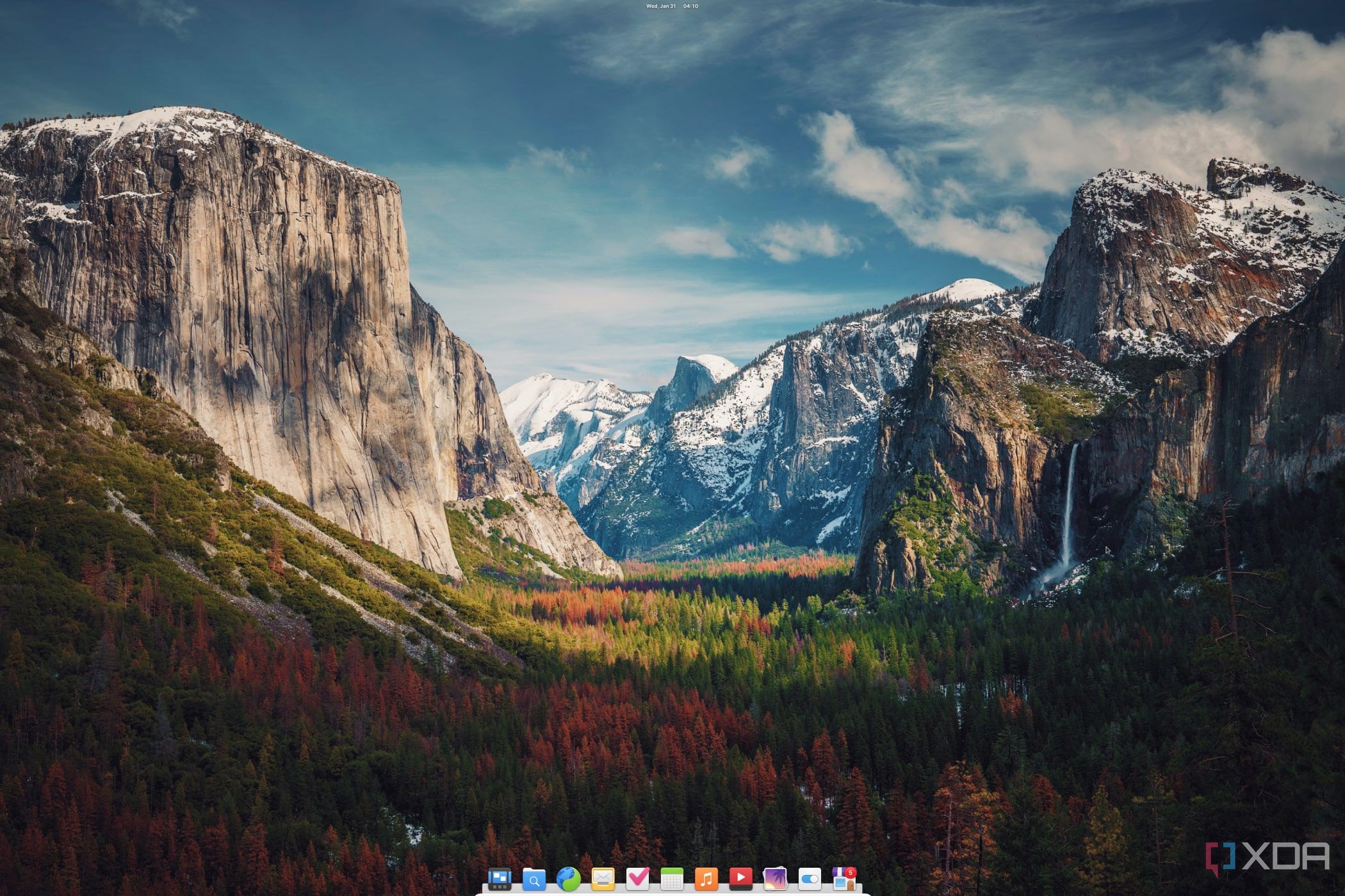 A screenshot of Elementary OS