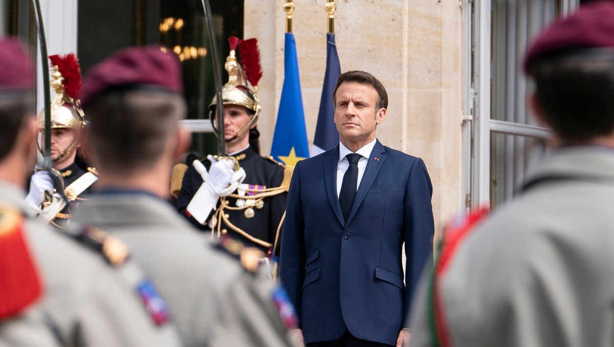 Macron: The peace dividend is gone – fear must now take its place