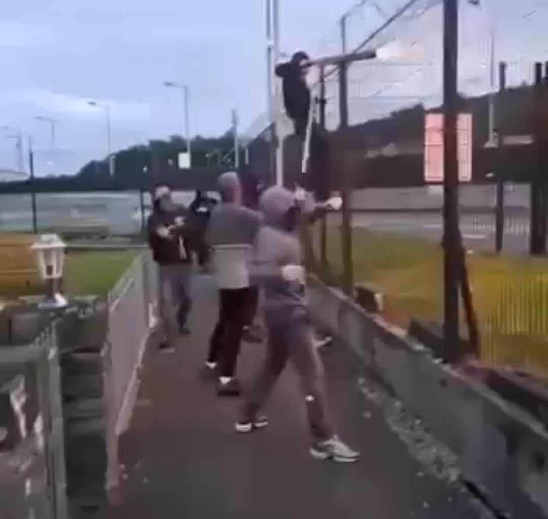 Brandywell last night, shocking stuff