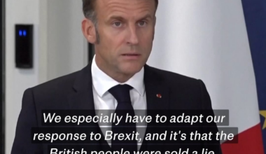 Macron: 'Brexit lies' to blame for migrant crisis